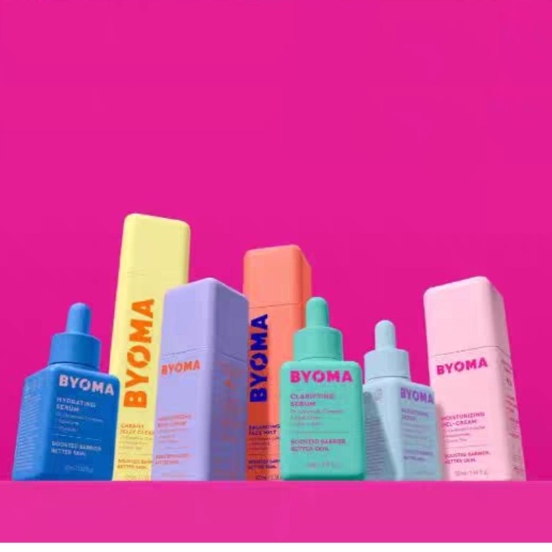 Skincare Glow Glowing - BYOMA Hautpflegeset Phyto-Mucin Glow Serum Feuchtigkeitsspendende