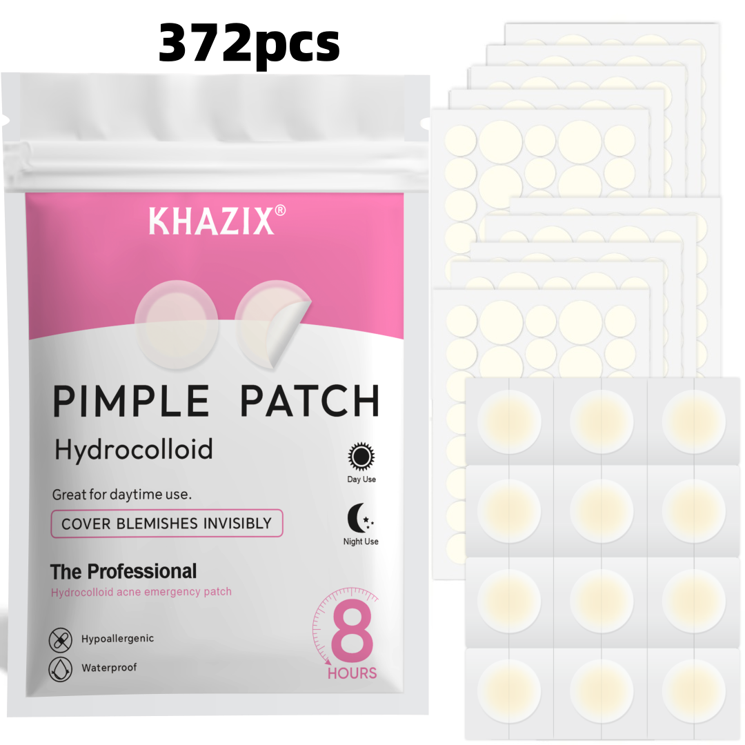 Skincare The Originote - 372 Stück Hydrokolloid-Akne-Pflaster, Hydrokolloid-Fleckensticker, Abdeckung für