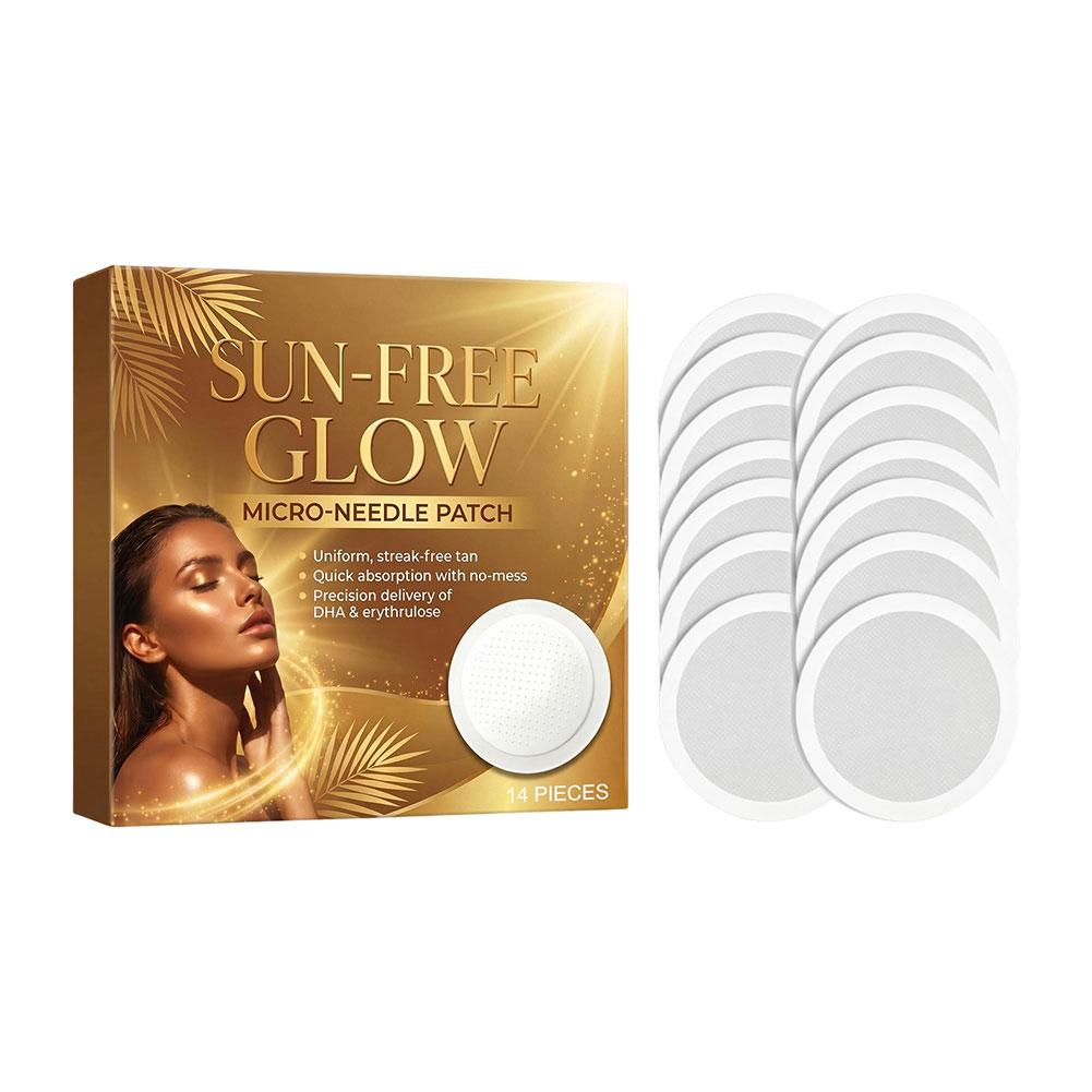 Skincare Glow Glowing - 14 Stück Sonnenfreie Selbstbräunungs-Patches mit DHA,