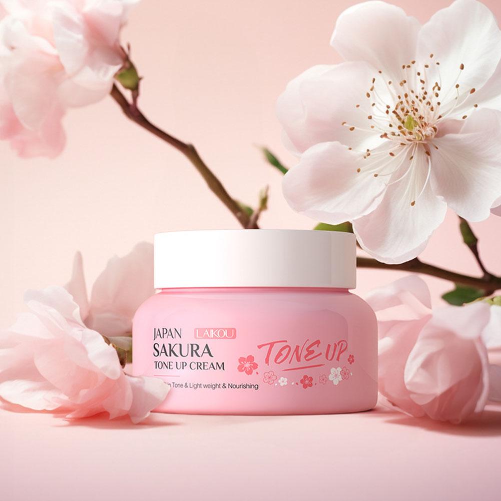 Skincare Glow Glowing - Gesichtsfeuchtigkeitscreme mit Aufhellungseffekt, Sakura-Essenz Glow Feuchtigkeitscreme