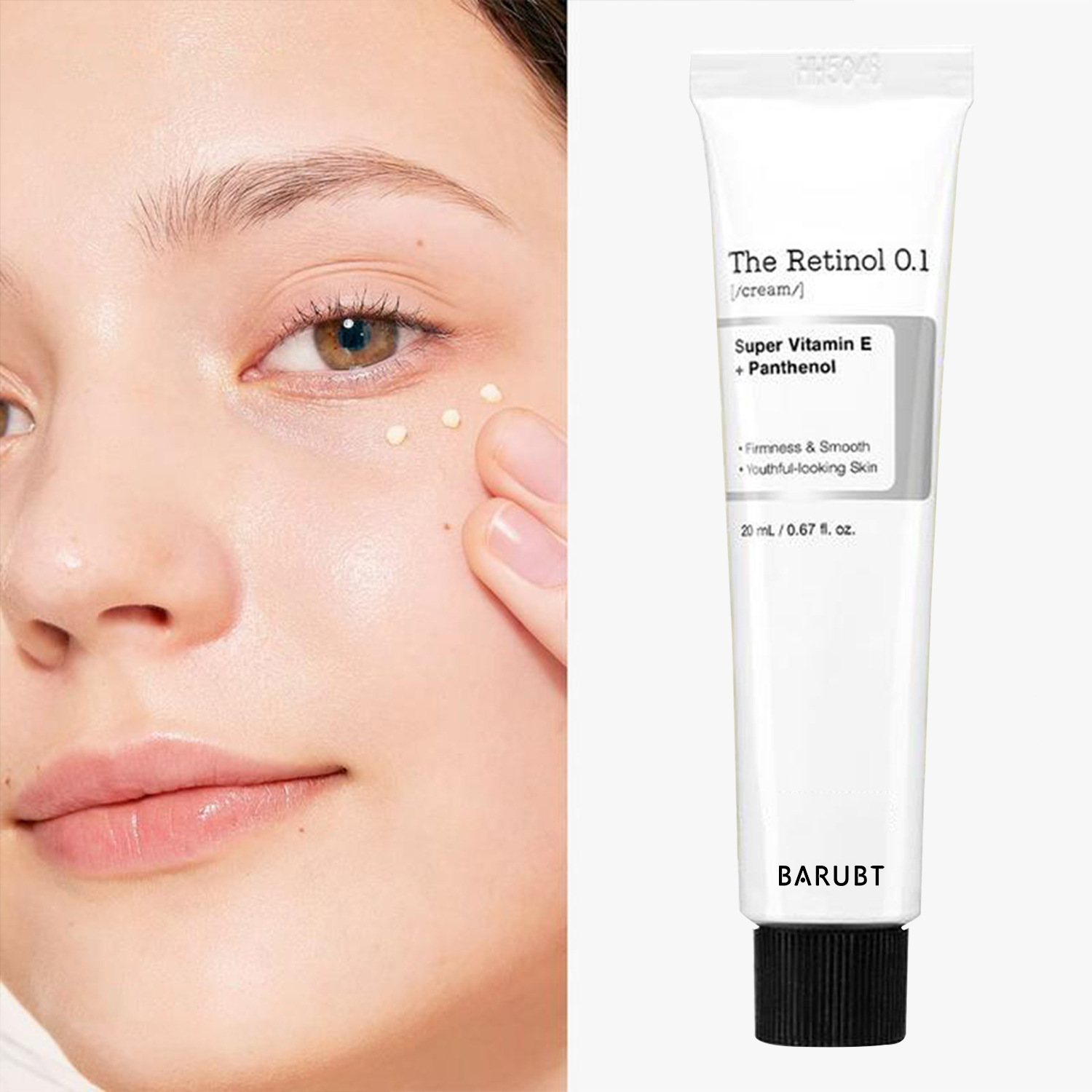 Skincare Retinol - Retinol 0,1% Creme, Anti-Aging Augen- &