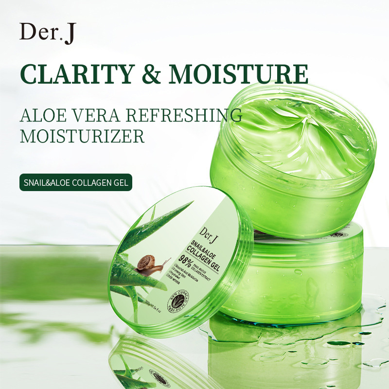 Snail Cream Gel - 300g Schnecke Aloe Kollagen Gel Feuchtigkeitsspendende