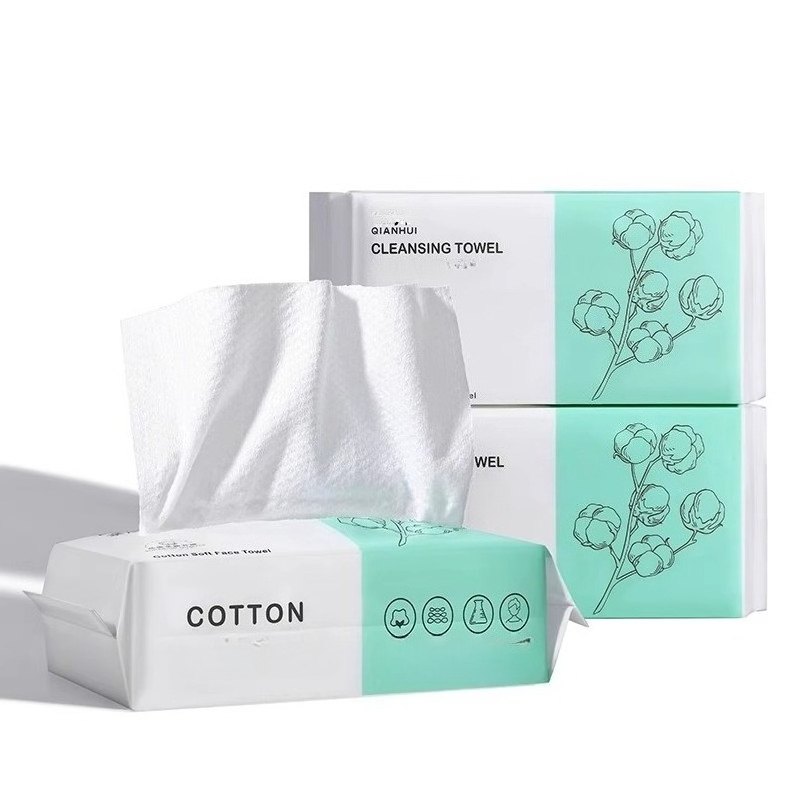 Skincare Gentle - Einweg-Gesichtstuch aus reiner Baumwolle, verdickt, sanftes