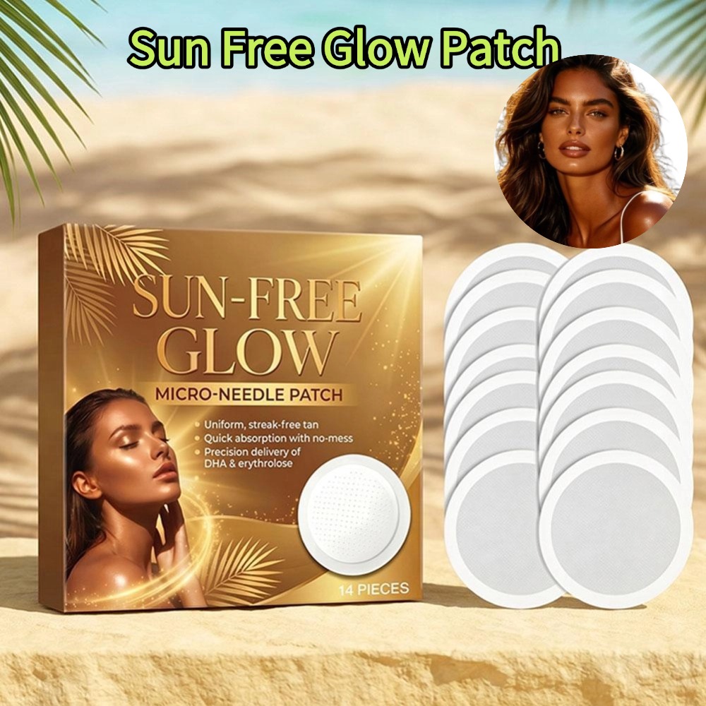 Skincare Glow Glowing - 14 Stück Selbstbräunungs-Patches mit Mikrodarts für