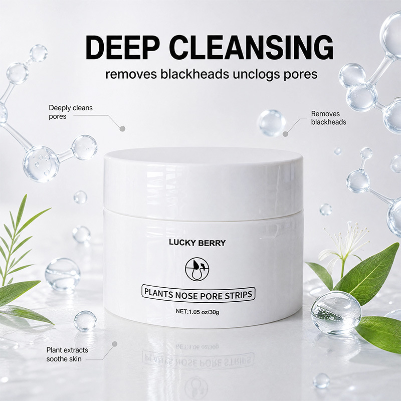 Skincare Gentle - Weiße Tonerde Tiefenreinigende Nasenmaske – Peel-Off