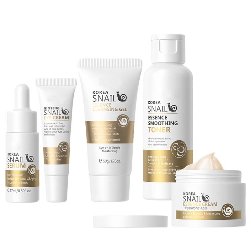 5-teiliges Hautpflegeset mit S – Snail Cream Gel Bewertung und Preis