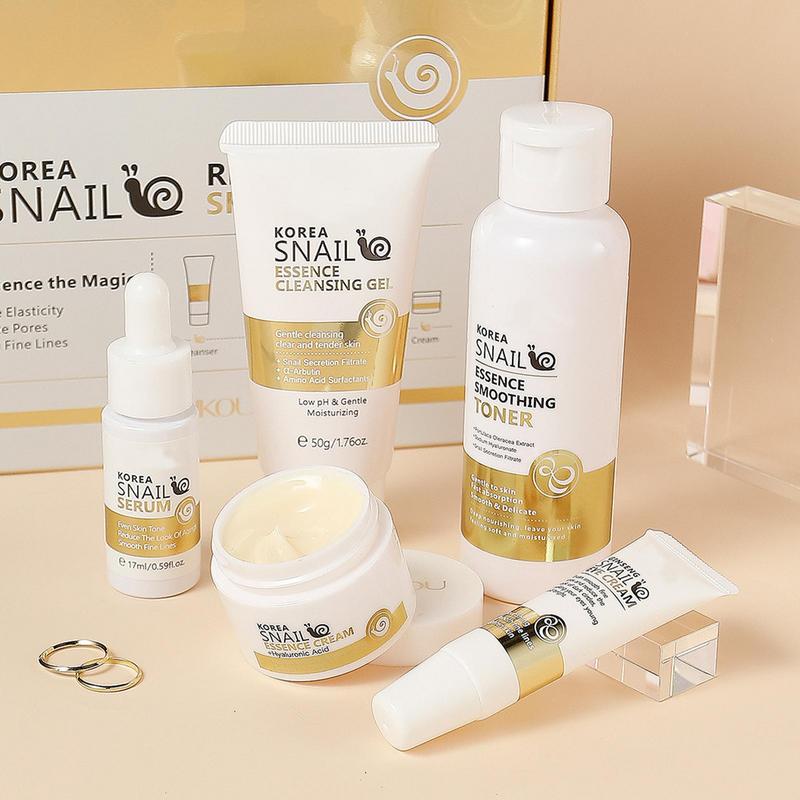 5-teiliges Hautpflegeset mit S – Snail Cream Gel Bewertung und Preis