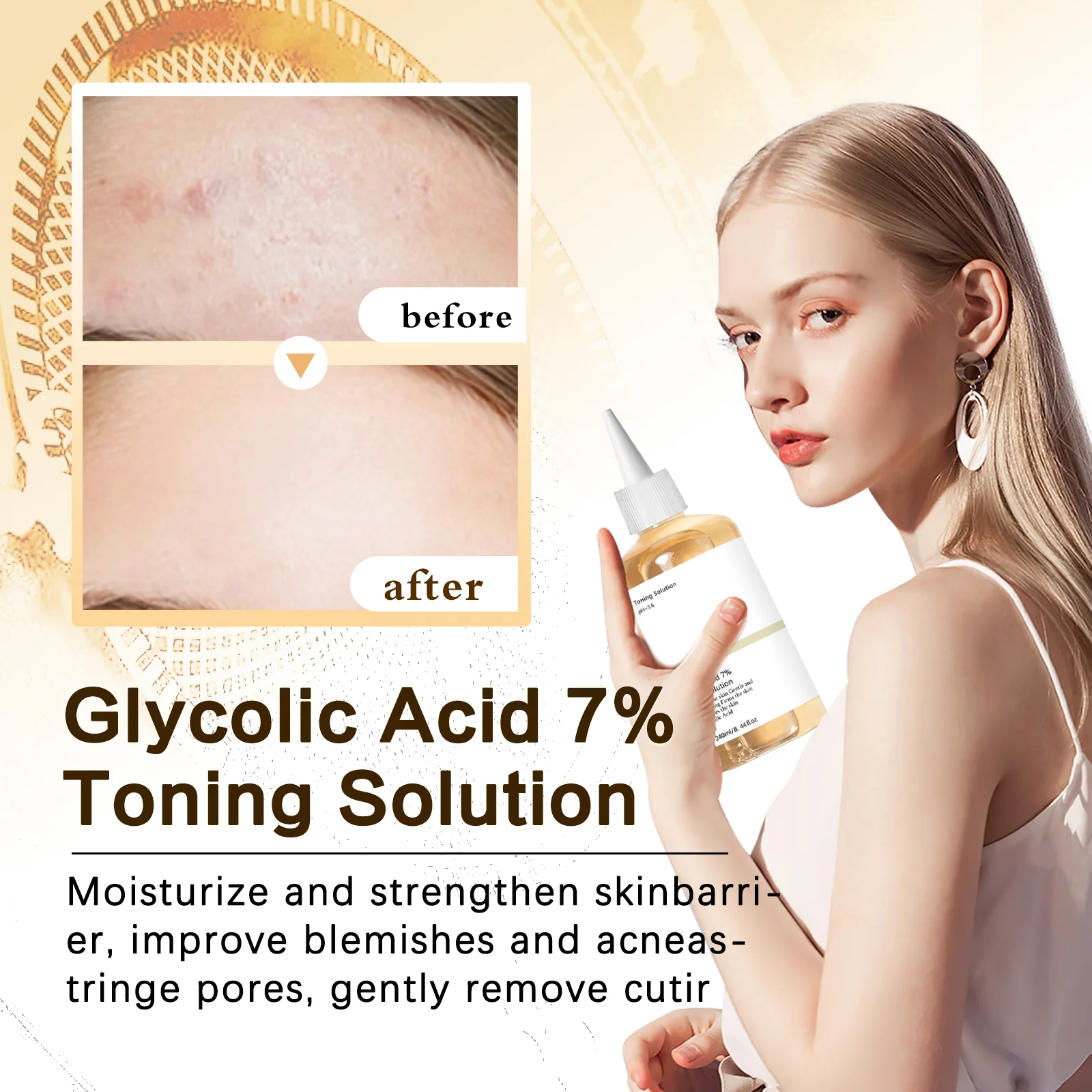 7% Glykolsäure-Toning-Lotion 2 – Lactic Acid Toner Bewertung und Preis