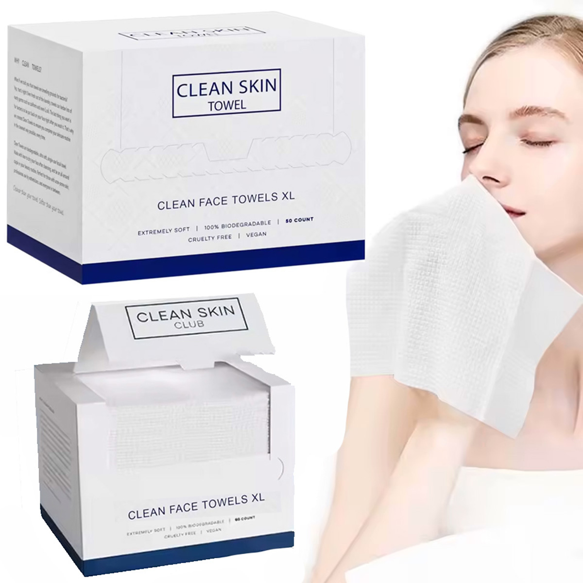50 Stück/Box Einweg-Gesichtstü – Xl Skincare Bewertung und Preis