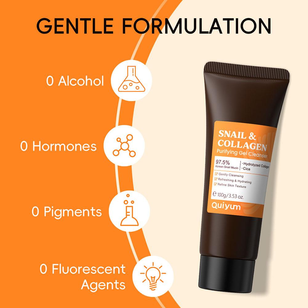 Quiyum Snail & Collagen Gesich – Snail Cream Gel Bewertung und Preis
