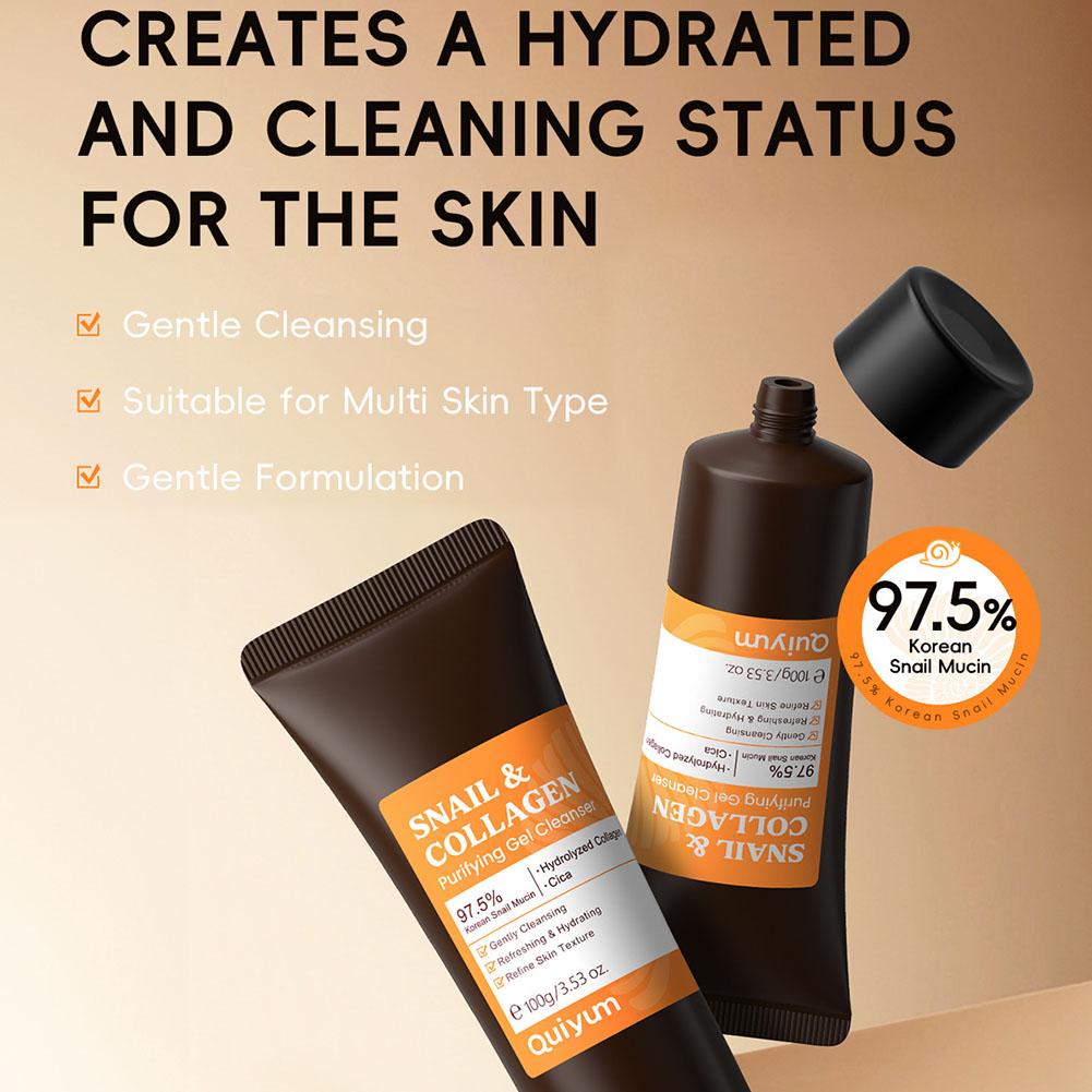 Quiyum Snail & Collagen Gesich – Snail Cream Gel Bewertung und Preis