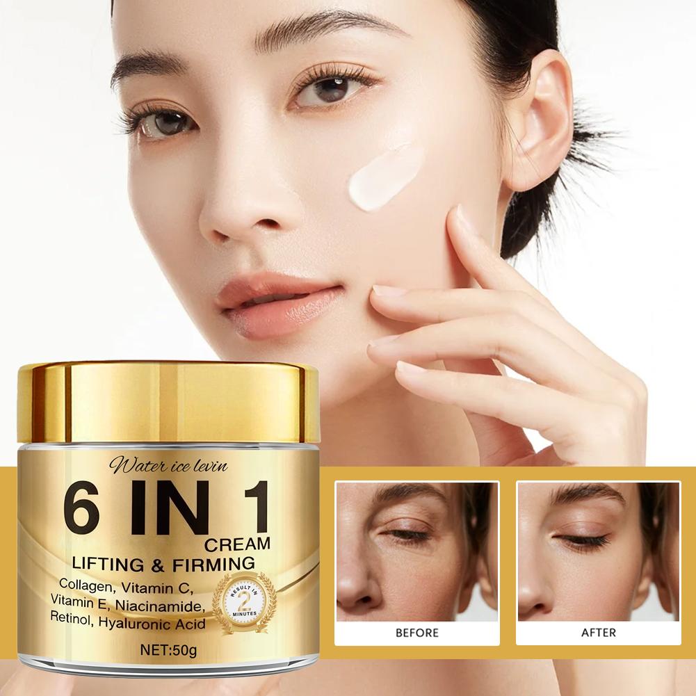 6 IN 1 Kollagen-Gesichtscreme, – Skincare Retinol Bewertung und Preis