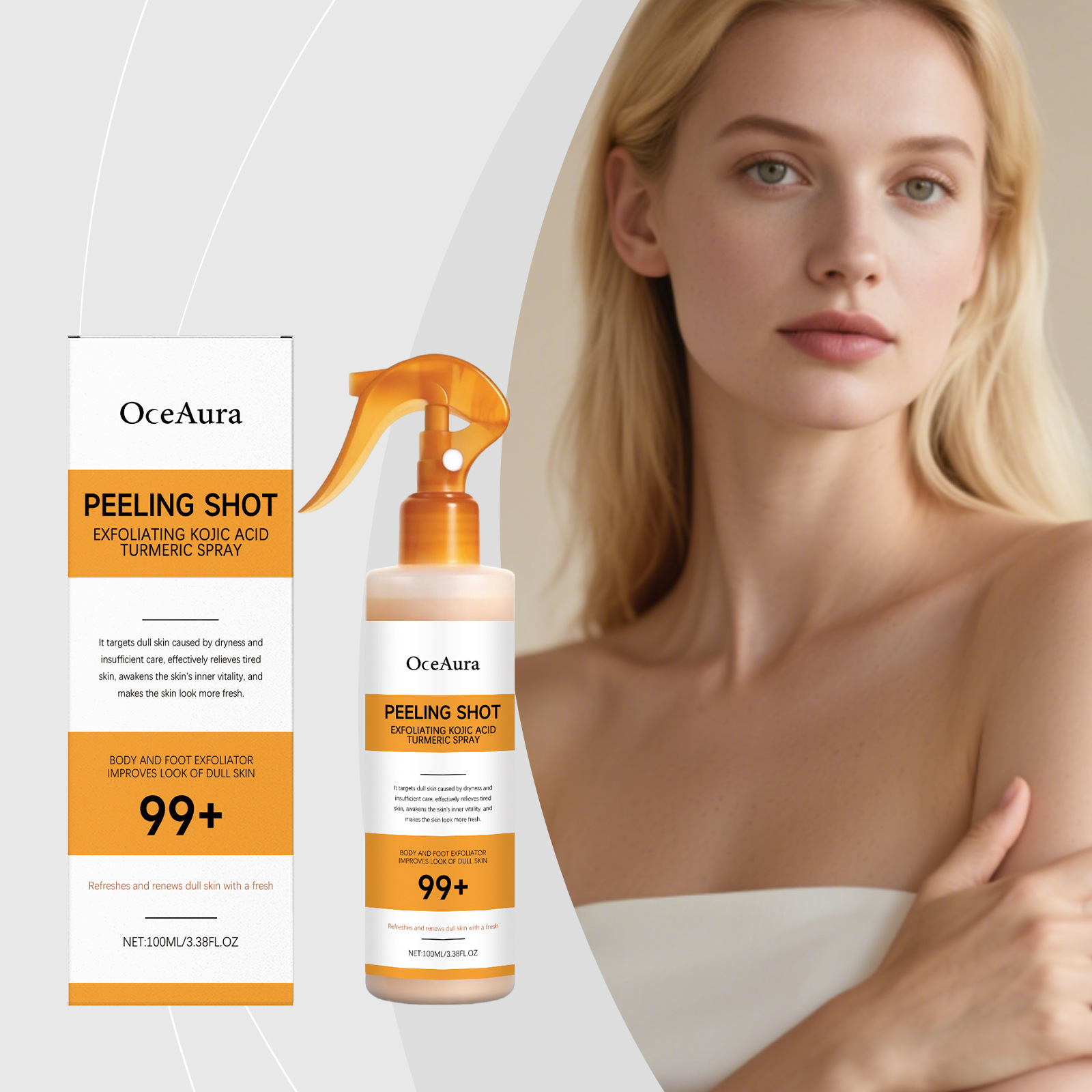 Kojisäure-Kurkuma-Spray zur En – Skincare Glow Glowing Bewertung und Preis