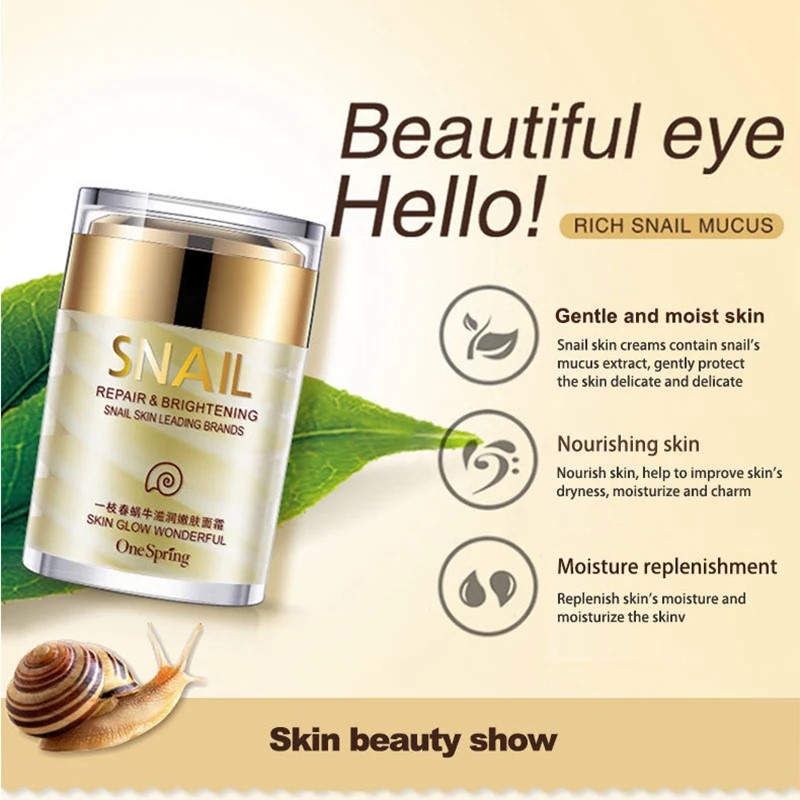 Anti-Aging-Bleaching-Schnecken – Snail Cream Gel Bewertung und Preis