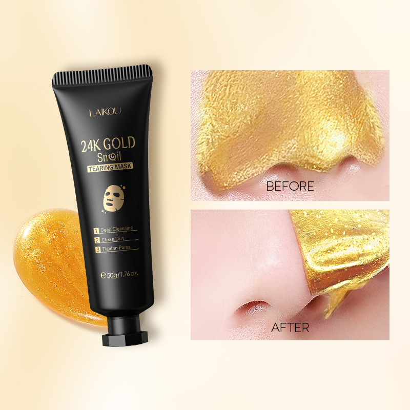 LAIKOU 24K Gold Sakura Peeling – Snail Cream Gel Bewertung und Preis