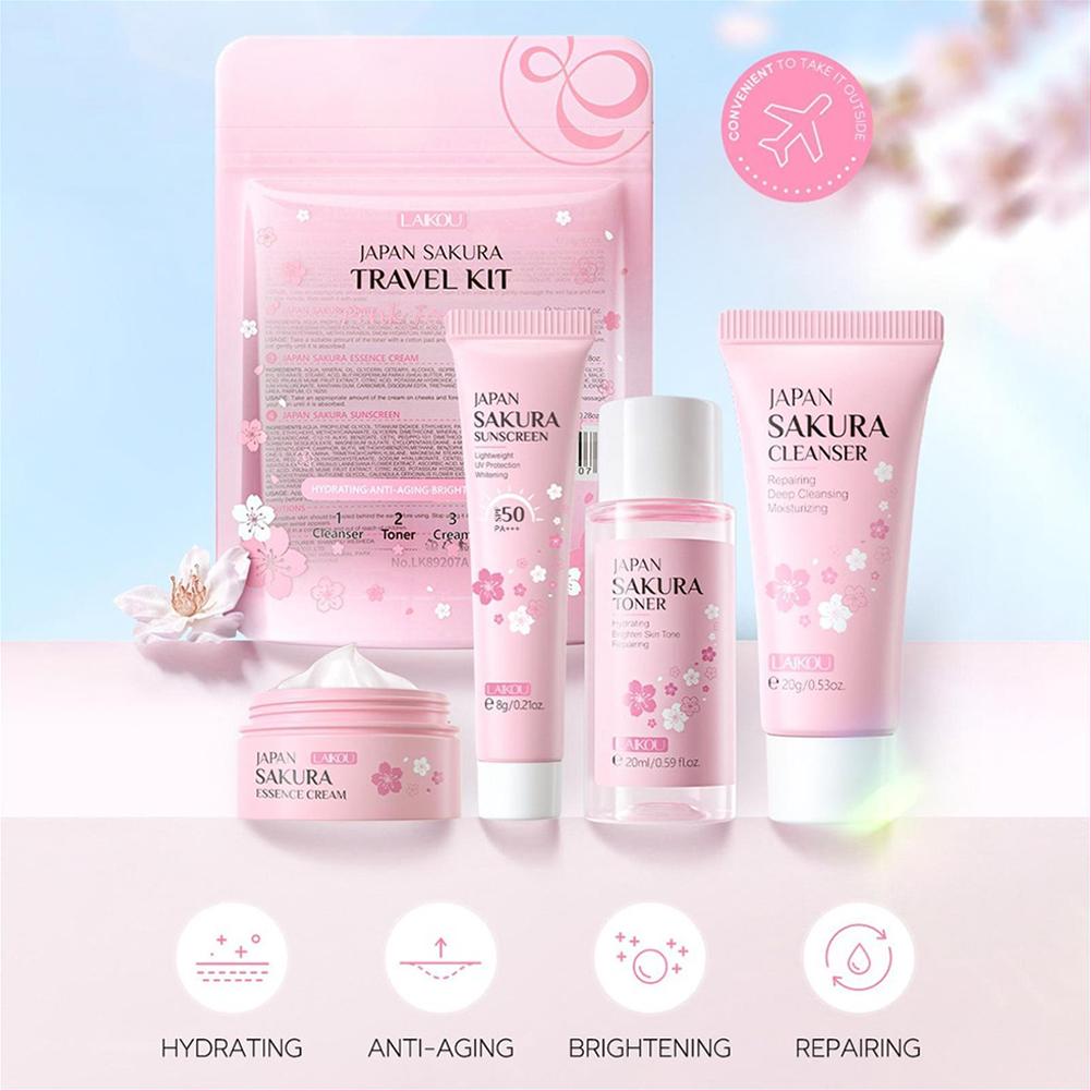 Sakura Hautpflege-Set, Gesicht – Skincare Gentle Bewertung und Preis