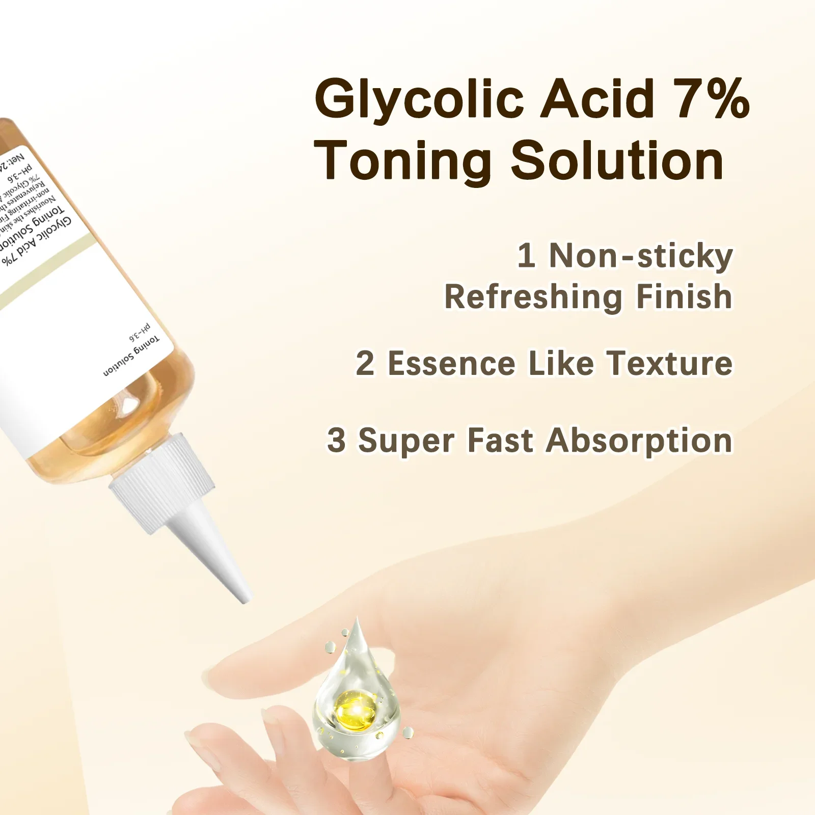 Glykolsäure, 7 % Prozent Tonis – Lactic Acid Toner Bewertung und Preis