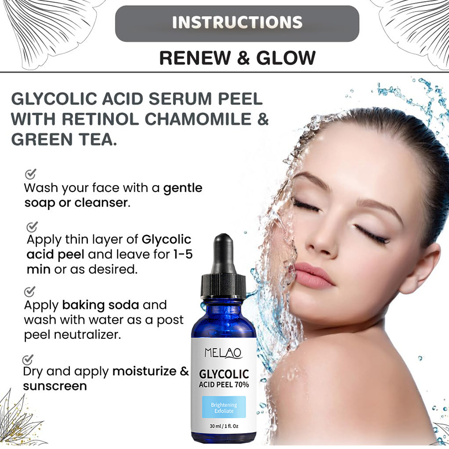 70% Glykolsäure-Serum-Peeling- – Lactic Acid Toner Bewertung und Preis